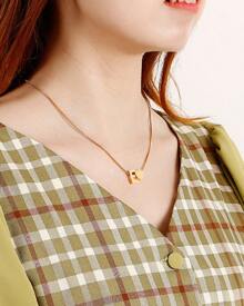 Women Chain Necklaces - Vàng - Xem 6