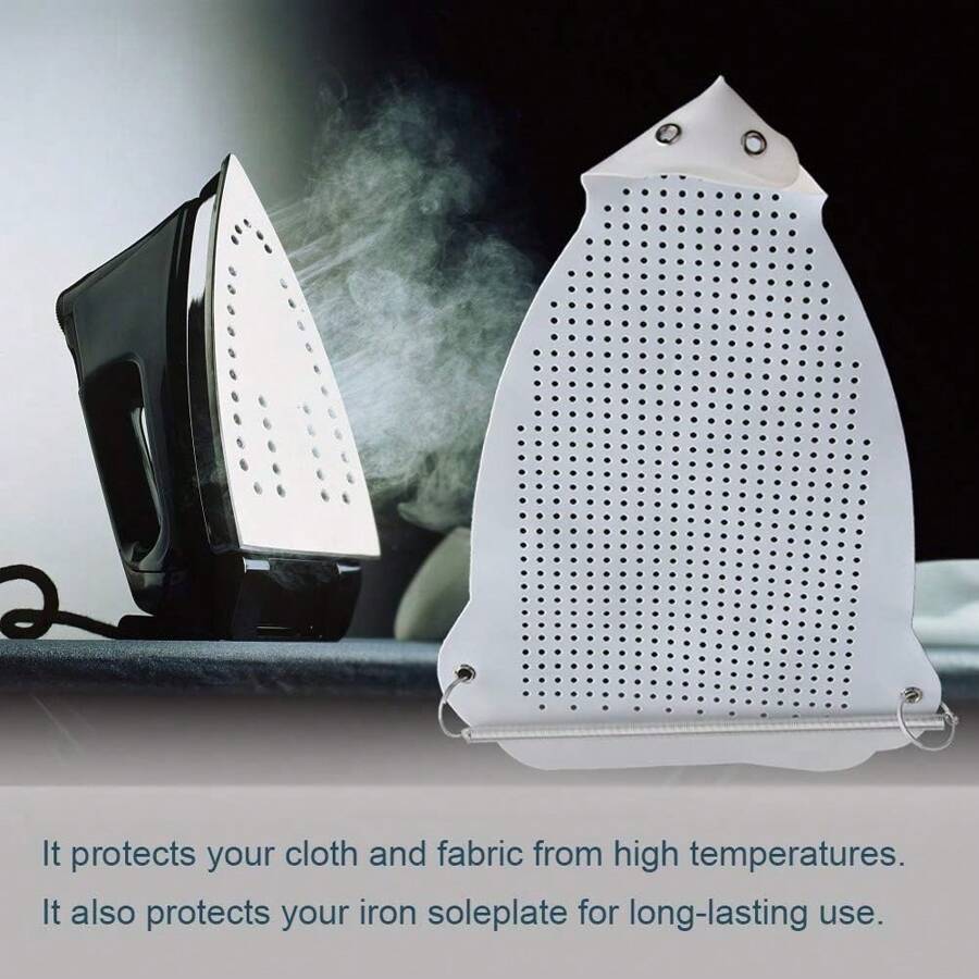 2-Piece Set, Hollow Iron Pad, Plus Ironing Pad, White Ironing Board Cover For Home Use