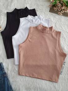 Plus Size Women Tops - 米色 - 查看 2