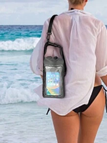 1pc Marine Waterdichte Dry Bag 67.63oz - Opbergtas voor mobiele telefoon - Boot- en kajakaccessoires - Benodigdheden voor kamperen Zwemmen Strandvissen Raften Reizen Grote drijvende waterdichte telefoonhoes: Waterdichte telefoonhoes voor zwemmen, surfen en duiken!