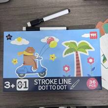 1pc Pressure Sensitive Drawing Pen For Kids Concentration Training Logic Thinking Educational Toy - Multicolor - View 6