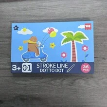 1pc Pressure Sensitive Drawing Pen For Kids Concentration Training Logic Thinking Educational Toy - Multicolor - View 7