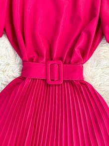Women Dresses - Màu Hồng Tươi - Xem 2
