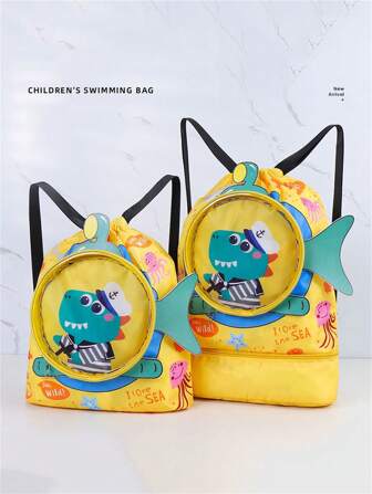 Waterproof Swimming Backpack With Dry And Wet Separation - Ideal For Swimming Storage