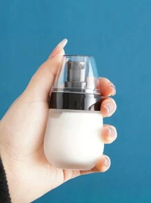 真空磨砂玻璃瓶空可再填充容器 30ml 1oz 化妆品面霜乳液软膏泵旅行瓶罐带盖、护肤霜/乳液/旅行储存容器、面霜、润唇膏储存瓶、化妆品旅行容器、乳液和面霜旅行瓶、化妆品和护肤品 - 便携式旅行必需品和浴室配件学校学校用品假日露营假日必需品假期迷你女士香水男士香水海滩回到学校学校用品学校必需品 - 彩色 - 查看 3