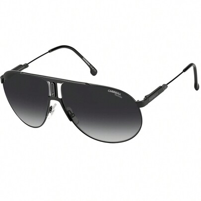 Unisex PANAMERIKA65 Ruthenium Frame Gray Polarized Aviator Sunglasses