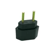 Adaptador de Tomada Triangular T Pino Plug 10A 20A Amperes Bivolt 250V Casa Cozinha - Preto - Visão 4