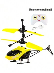 Christmas Decoration 1pc Remote Control Helicopter Flying Toys, 2.5 Channel High Low Flight Suspension Induction Helicopter, Mini RC Helicopter Rechargeable Light Suspended Helicopter,Back To School