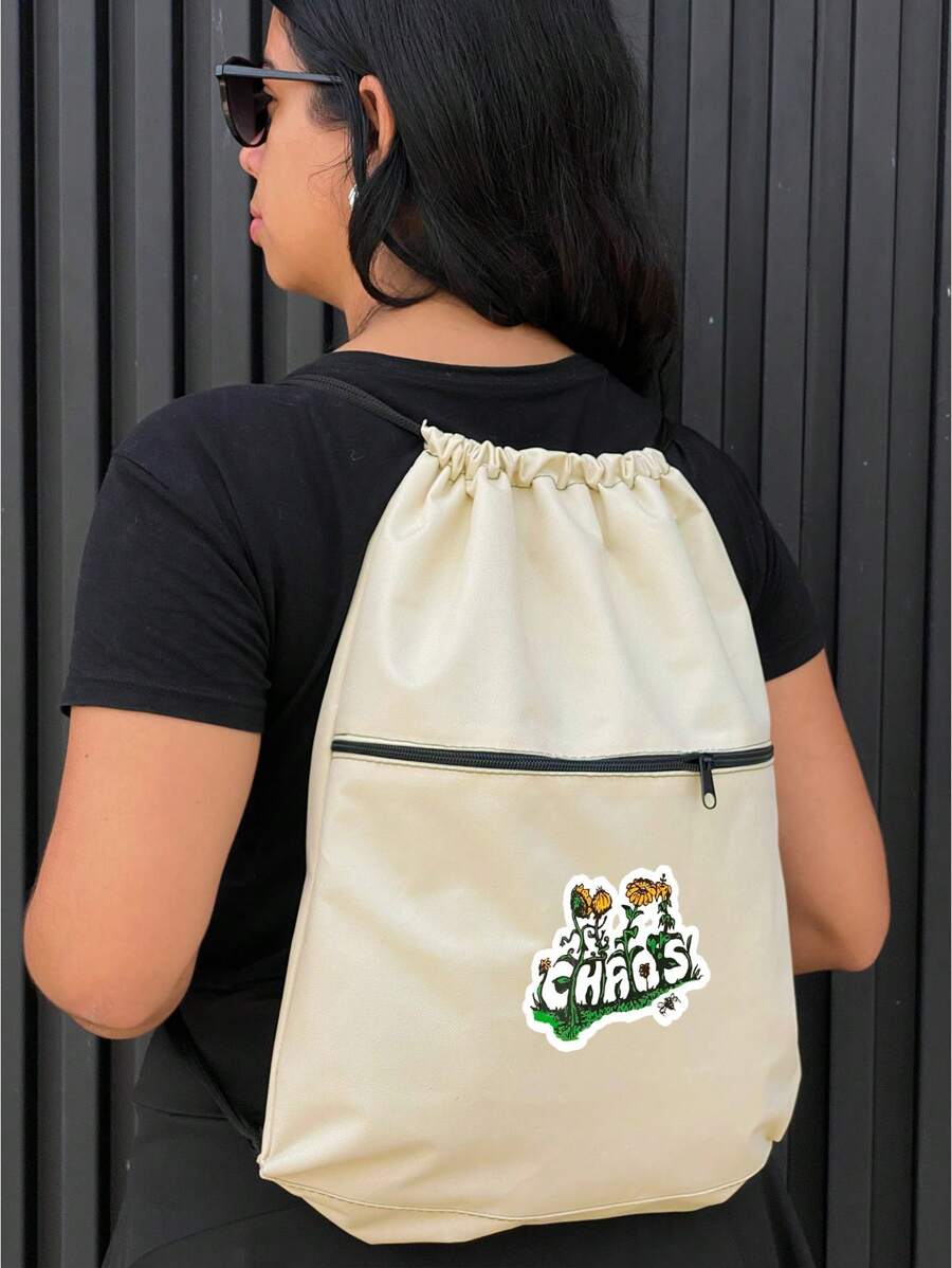 Men Functional Backpacks - 米色 - 查看 1