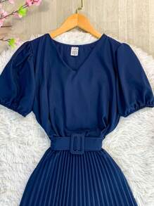 Women Dresses - Màu xanh hải quân - Xem 6