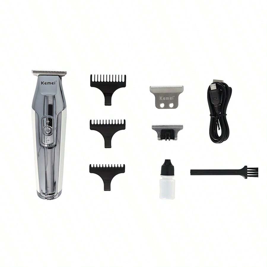 Terminadora de Pelo / Trimmer Kemei KM-5027 - Plateado - Ver 1