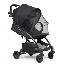 Beberoad 2 in 1 Moskitonetz mit Sonnenschutz für Kinderwagen & Buggy, Universalgröße Sonnenschutz für Kinderwagen, UV-Schutz 50+, Reißfest & Waschbar| Idealer Schutz vor Sonnenlicht