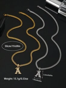 1 szt. Wykwintny olśniewający popularny korona pierwsza litera miedź i cyrkonia wisiorek łańcuszek naszyjnik dla chłopców dziewcząt A-Z spersonalizowana nazwa naszyjnik alfabet na prezent urodzinowy dla przyjaciela