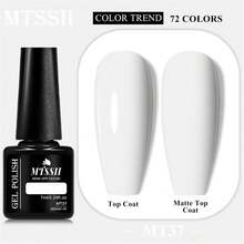 6入組 7ml裸粉色啞面啞光指甲油套裝，閃粉UV LED可浸泡半永久性指甲美術啞光凝膠塗料，適用於美甲沙龍或家中 - 彩色 - 查看 6