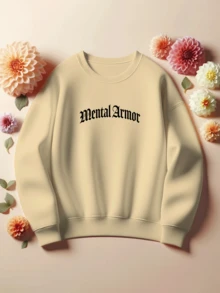Women Sweatshirts - Màu Khaki - Xem 2