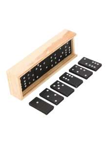 Domino madera rustico calidad - Negro - Ver 5