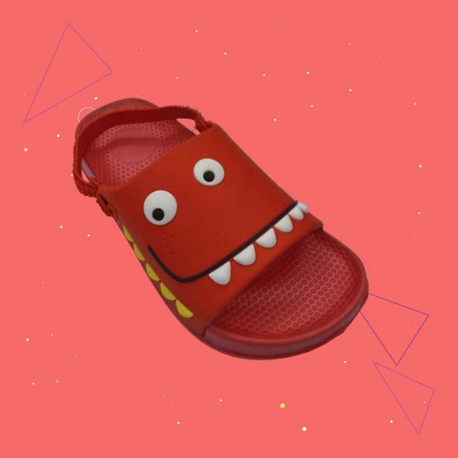 CHILDREN'S ANTI-SLIP FASHION SANDAL - 紅色 - 查看 1