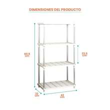 Estante organizador Utilisimo Blanco