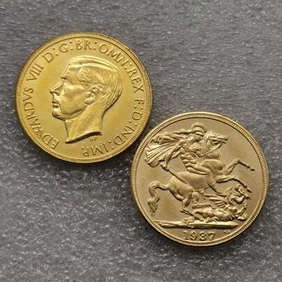 1937 UK Edward  Replica Collection Coin