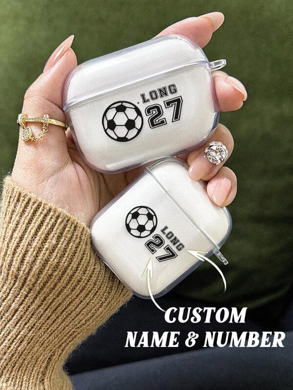 1pc Custom Name Pods Case, Personalized NamePods Cover, Custom Engraved Name Monogram Pod Case, Personalized Name Pods Case, Anniversary Gift, Birthday Gift, Mother's Day Gift, Father's Day Gift, Best Friend Gift, Gift For Mom/Dad, Gift For Girlfriend/Boyfriend, Gift For Friend