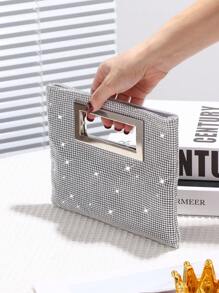 Women Sparkly Sequin Handbag, Shoulder Bag, Elegant And Simple Design, Perfect For Weddings, Parties, Birthdays, Nights Out, And Dinner Parties