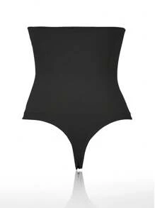 DORSU 女款高腰收腹塑身衣,產後腰部收緊 - 黑色 - 查看 7
