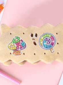 12 Sheets Diy Diamond Painting Sticker Set, Creating Art Education Craft Magic Design Cartoon Handmade Toy For Kids' Birthday Gift - Multicolor - View 5