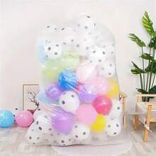 1入組可重複使用的塑膠氣球袋，59x47英寸氣球套，適用於派對、生日、情人節、母親節和任何節日裝飾，亦可作行李收納袋 - 無色 - 查看 5