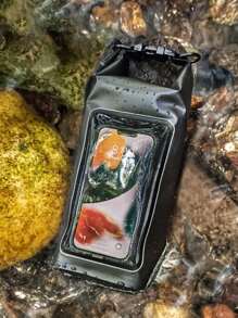 1pc Marine Waterdichte Dry Bag 67.63oz - Opbergtas voor mobiele telefoon - Boot- en kajakaccessoires - Benodigdheden voor kamperen Zwemmen Strandvissen Raften Reizen Grote drijvende waterdichte telefoonhoes: Waterdichte telefoonhoes voor zwemmen, surfen en duiken!
