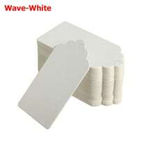 100 Piezas/pack Etiquetas De Ropa Con Forma De Corazón/redondas/florales, Colores Marrón/blanco/negro Opcionales, Se Utiliza Para Ropa, Cocina, Horneado, Etiqueta En Blanco