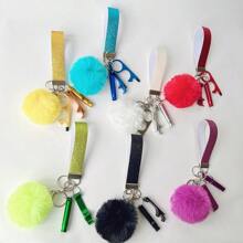 Set completo de 5 piezas de llavero para defensa personal de mujeres, Llavero de seguridad. Accesorios de llavero - Dorado - Ver 2