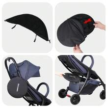 Beberoad 2 in 1 Moskitonetz mit Sonnenschutz für Kinderwagen & Buggy, Universalgröße Sonnenschutz für Kinderwagen, UV-Schutz 50+, Reißfest & Waschbar| Idealer Schutz vor Sonnenlicht