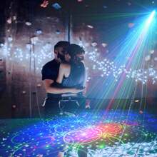 Party Lights DJ Disco Lights, Multi-Mode Voice Activated Laser Lights Flash Stage Lights Projectors Suitable For Home Indoor And Outdoor Parties Birthday Decorations Club Dance Karaoke Halloween Christmas Shows - Ambient Party Light - View 4