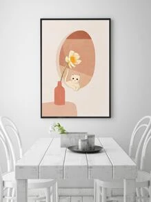 1pc Wall Art Bedroom,Living Room Decor.Cute Kitten, Can Be Placed In Front Of The Dresser Or Near The Study Table And Chairs As A Decoration To Bring Calmness And Motivation.Bathroom Wall Art,Farmhouse Wall Art.Holiday Gift For Family And Friends,Painting Core