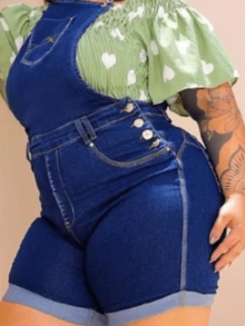 Plus Size Jumpsuits - 藏蓝色 - 查看 7