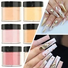 1 Bột Pha Lê Khỏa Thân Acrylic Móng Bột Mở Rộng Xây Dựng Thiết Kế Họa Tiết Khắc Chấm Bột Móng Tay Quyến Rũ Móng Tay Nghệ Thuật Trang Trí - Nhiều màu - Xem 3