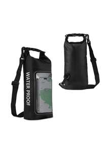 1pc Marine Waterdichte Dry Bag 67.63oz - Opbergtas voor mobiele telefoon - Boot- en kajakaccessoires - Benodigdheden voor kamperen Zwemmen Strandvissen Raften Reizen Grote drijvende waterdichte telefoonhoes: Waterdichte telefoonhoes voor zwemmen, surfen en duiken!