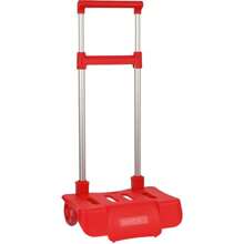TROLLEY RED FOLDING BACKPACK CART - Resistant And Durable Backpack Cart - Practical And Spacious - Ergonomic Design - Versatile And Functional