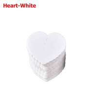 100 Piezas/pack Etiquetas De Ropa Con Forma De Corazón/redondas/florales, Colores Marrón/blanco/negro Opcionales, Se Utiliza Para Ropa, Cocina, Horneado, Etiqueta En Blanco