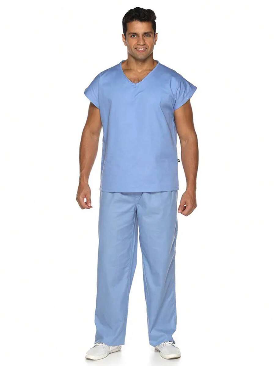 Cotton Surgical Center Uniform Pajamas | SHEIN South Africa