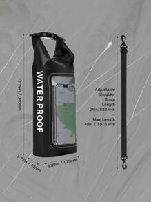 1pc Marine Waterdichte Dry Bag 67.63oz - Opbergtas voor mobiele telefoon - Boot- en kajakaccessoires - Benodigdheden voor kamperen Zwemmen Strandvissen Raften Reizen Grote drijvende waterdichte telefoonhoes: Waterdichte telefoonhoes voor zwemmen, surfen en duiken!