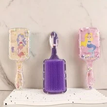 1 Pc Clear Comb Box, Cartoon Pattern, Size 19cm * 6.5 Cm, Suitable For Straight Hair, Curly Hair Friends Can Not Use, Is The Best Gift For Children, Comb Can Rub The Scalp., Hair Brush, Comb, Hair Tools, Hair Products And Accessories For Barber Salon Beauty Travel Essentials