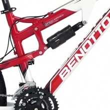 Bicicleta Benotto Montaña DS-900 R26 Aluminio 27V. Rojo/Blanco Hombre - Rojo - Ver 2