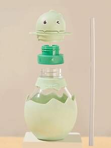 1pc Portable Anti-Choking Water Bottle, Plastic Water Drinking Tool - Multicolor - View 3