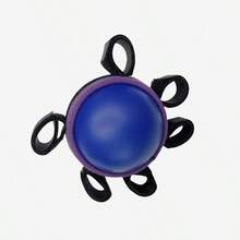 1 Piece Hand Adjustable ExerciserFive Finger Elastic Grip BallFinger Grip ExerciserFinger Split Exercise Grip Ball - Blue - View 3