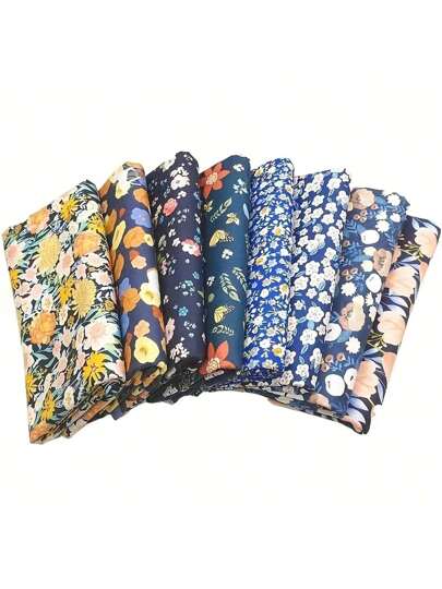 50 * 145 Cm Imiter 3D Style Impression Fleur Polyester Coton Tissu Tissu Couture Quilting Tissus Couture Bricolage à La Main