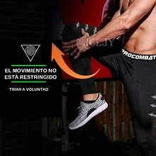 Licra Deportiva Hombre, Pantalón Compresión+toalla L Xl Xxl - Blanco - Ver 9
