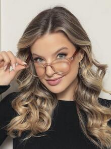 Men Eyeglasses - لون شمبانيي - مشاهدة 4