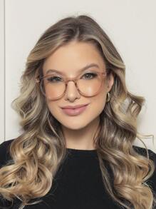 Men Eyeglasses - لون شمبانيي - مشاهدة 1