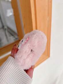 Estuche protector con estilo de orejera de expresión de dibujos animados esponjoso y lindo compatible con Pro 1/2, funda protectora con pelaje